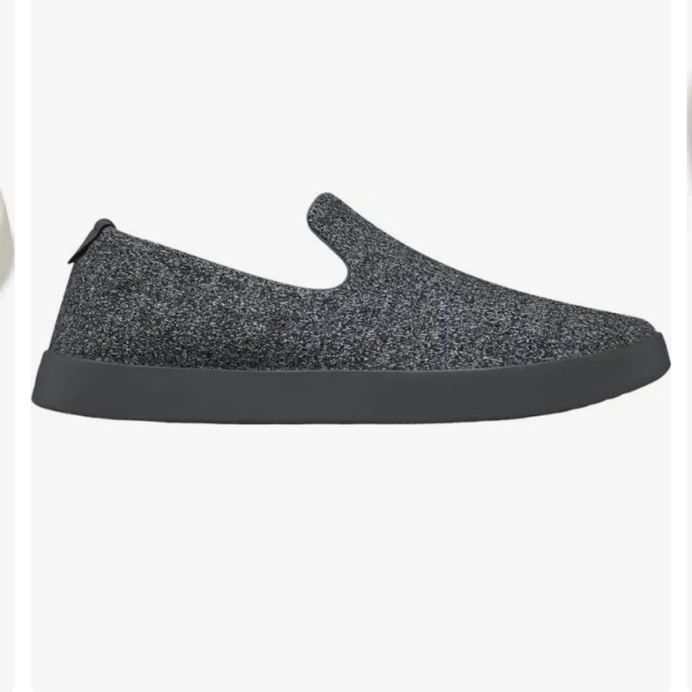 Allbirds Wool Loungers Size 11W Dark Gray Slip On Casual Shoes Comfort Loafers